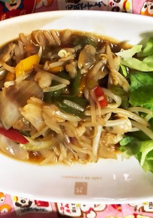シーフードと野菜のオイスターソース炒め-レシピのメイン写真