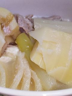 竹の子と豚肉の白だし煮☆-レシピのメイン写真