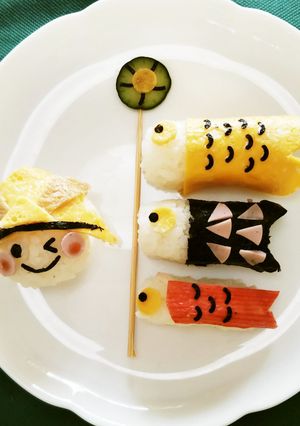 こいのぼり　おにぎり-レシピのメイン写真
