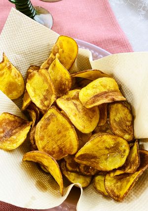 おうちでシネマ♪自家製ポテトチップス-レシピのメイン写真