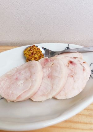 熱湯にどぼん放置！寝かさない鶏ハム-レシピのメイン写真