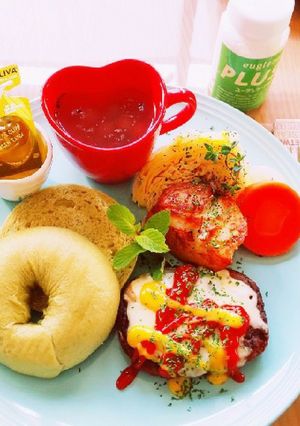 免疫力アップ！簡単ユーグレナベーグル ♪-レシピのメイン写真