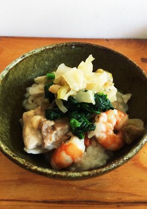 炊飯器☆免疫力アップ☆簡単☆海鮮中華粥-レシピのメイン写真