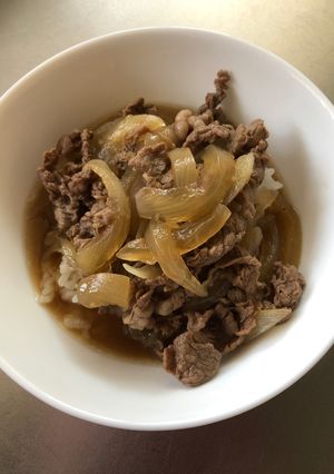 簡単　 汁だく牛丼-レシピのメイン写真