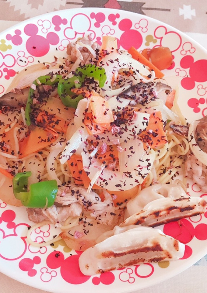 ゆかりであっさり焼きそば♡-レシピのメイン写真