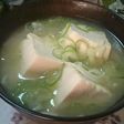 大きな豆腐の味噌汁orすまし汁❅⋆*