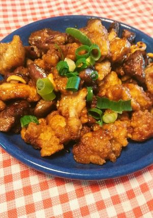 カシューナッツとレバー鶏肉の炒め物-レシピのメイン写真