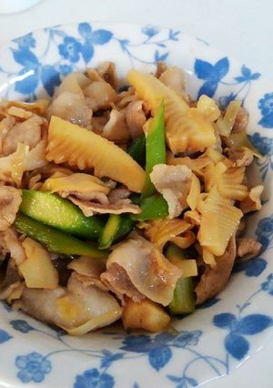 豚バラとたけのこのオイスターソース炒め-レシピのメイン写真