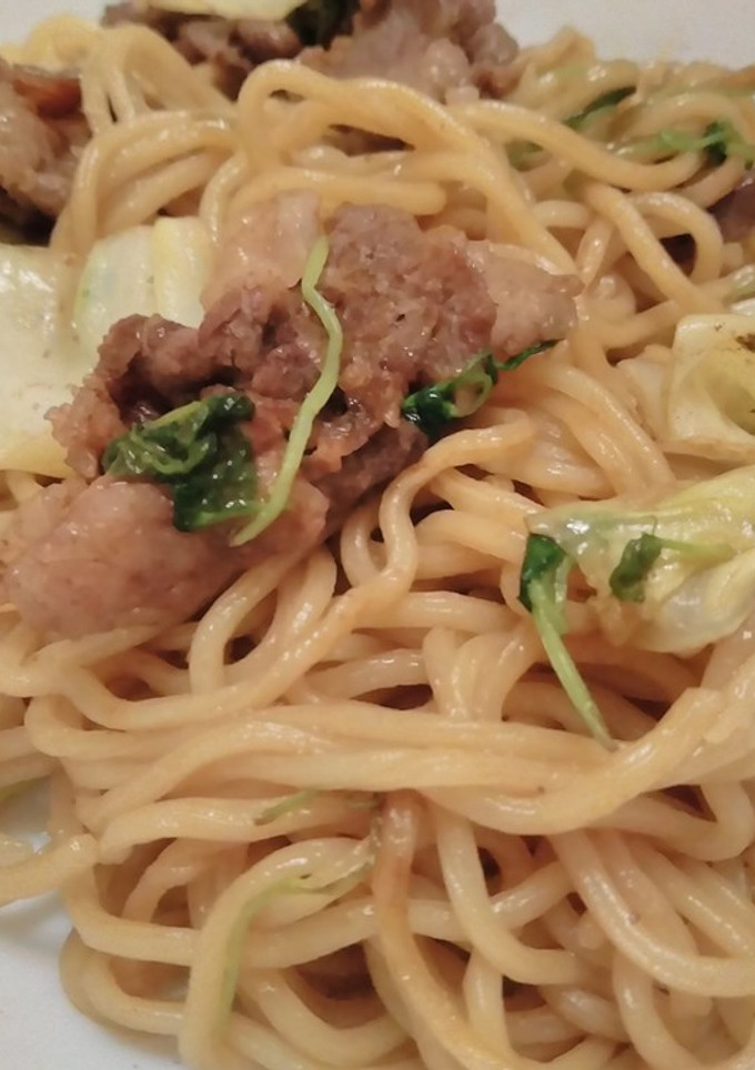 簡単!!オイスターソースでつくる焼きそば-レシピのメイン写真