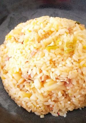 フライパンde炊飯!豚キムチごはん♪-レシピのメイン写真