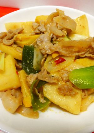 豚肉と筍のピリ辛味噌炒め☆-レシピのメイン写真