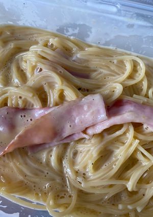 レンジでカルボナーラ-レシピのメイン写真