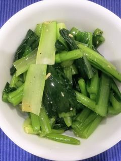 旨ヘルシー! 小松菜のナムル-レシピのメイン写真