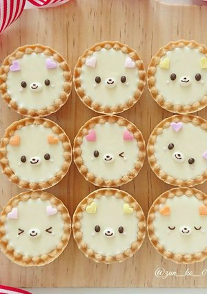 簡単おやつ♪くまちゃんのチョコタルト-レシピのメイン写真