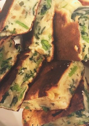 幼児食 バナナと野菜のパンケーキ-レシピのメイン写真