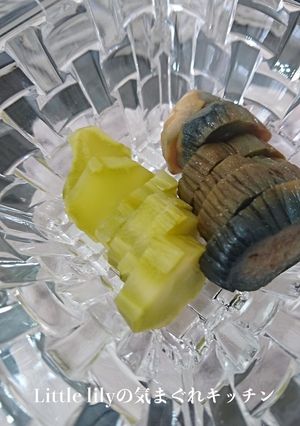 ブロッコリーの芯の糠漬け-レシピのメイン写真