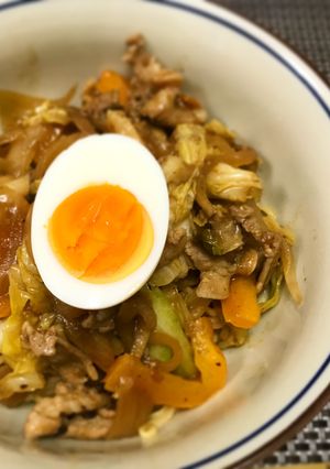 サッポロ一番みそラーメン★汁なし回鍋肉麺-レシピのメイン写真