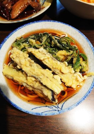 揚げ立て天麩羅の掛け饂飩-レシピのメイン写真