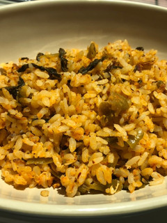 辛子高菜で炒飯-レシピのメイン写真