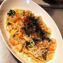 しらすと海老のバター醤油パスタ-レシピのメイン写真