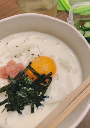 明太子クリームうどん-レシピのメイン写真
