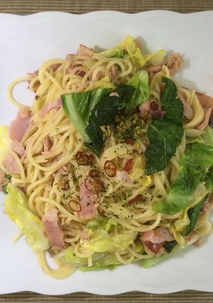 キャベツとツナのペペロンチーノ-レシピのメイン写真