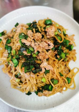ニラと豚肉の焼きそば-レシピのメイン写真