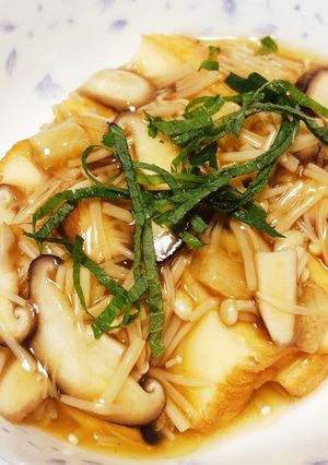 厚揚げのきのこあんかけ-レシピのメイン写真