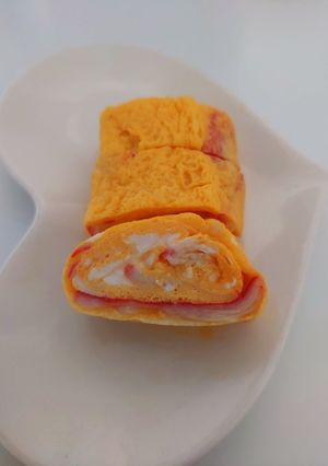 カニカマ入り卵焼き-レシピのメイン写真