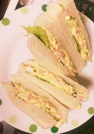 ハムたまサンドイッチ-レシピのメイン写真