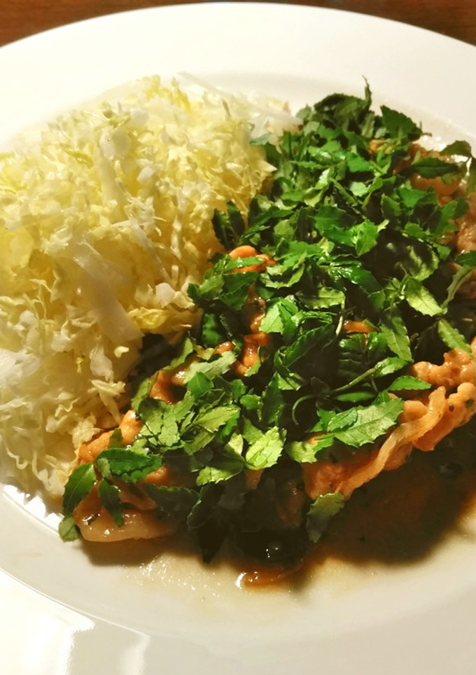 木の芽（山椒の葉）一杯　豚肉の生姜焼き-レシピのメイン写真