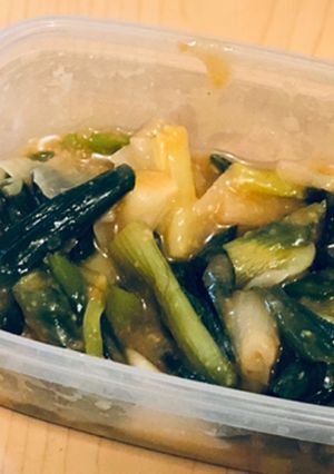レンジで！葉玉ねぎの酢味噌和え(ぬた)-レシピのメイン写真