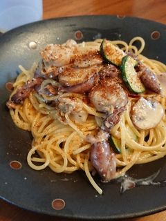 ホタルイカの味噌クリームパスタ-レシピのメイン写真