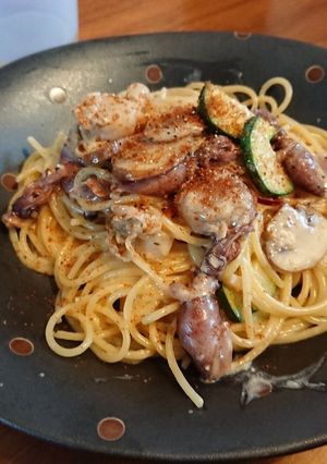 ホタルイカの味噌クリームパスタ-レシピのメイン写真