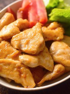 簡単やわらか!鶏むね肉の照り焼き-レシピのメイン写真
