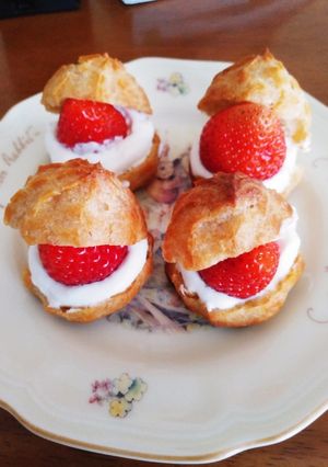 チュロスの生地でミニシュークリーム-レシピのメイン写真