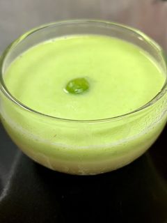 エビと山芋の冷やし茶碗蒸し枝豆すり流し-レシピのメイン写真
