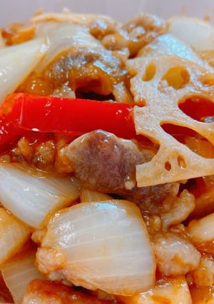 黄金比でかんたん酢豚-レシピのメイン写真