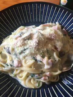 レンジだけ☆もちもちクリームパスタ-レシピのメイン写真