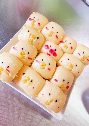 【離乳食完了期】ヒヨコ蒸しパン-レシピのメイン写真