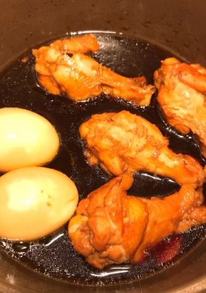 味ぽんと麺つゆで作る手羽元煮込み-レシピのメイン写真