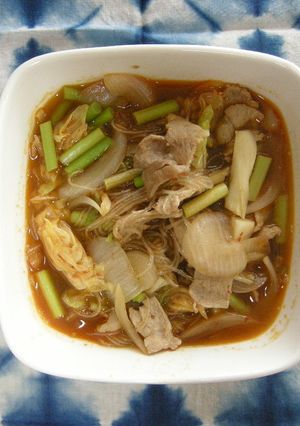 ピリ辛豚肉麻婆春雨-レシピのメイン写真