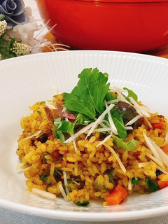 サバ缶で☆インド・ビリヤニ風ご飯-レシピのメイン写真
