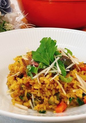 サバ缶で☆インド・ビリヤニ風ご飯-レシピのメイン写真