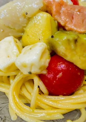 超簡単おいしい冷製パスタ-レシピのメイン写真