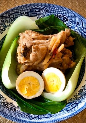 鶏手羽元と玉子のお酢煮　-レシピのメイン写真