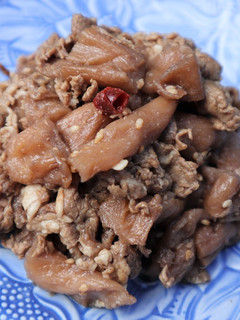 芋がらと牛肉のきんぴら-レシピのメイン写真