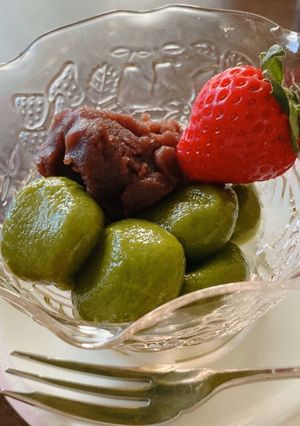 簡単　手作りおやつ✨モチモチ抹茶白玉団子-レシピのメイン写真