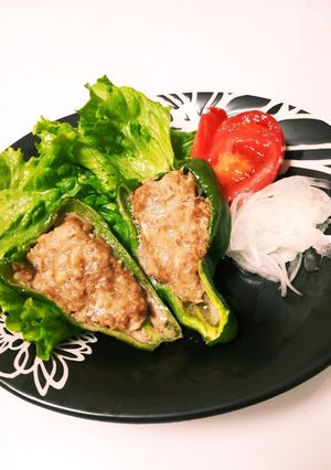 ピーマンの肉詰め-レシピのメイン写真