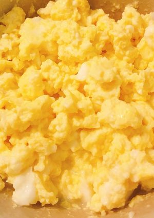レンジで簡単！ふわぁっふわぁな炒り卵♪-レシピのメイン写真